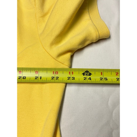 Vtg Polo Ralph Lauren Mens Yellow Short Sleeve Polo Shirt Embroidered Pony L - Picture 6 of 6